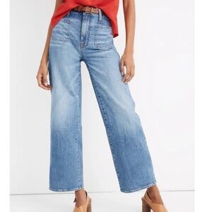 Madewell Wide-Leg crop Jeans 27 Tall